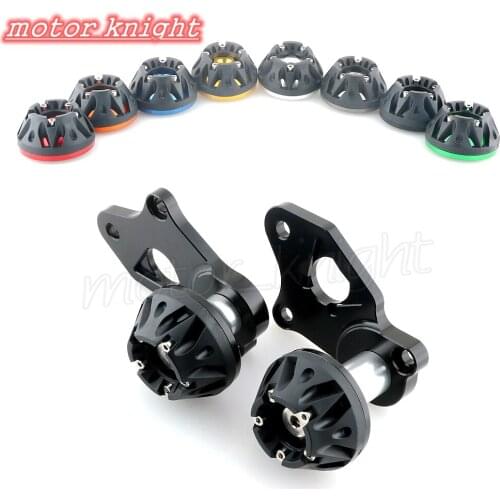 CNC Frame Sliders Crash Pads Protector for Suzuki GSX-R750/600 Left + Right GSXR600/750 2006 2007 2008 2009 2010 2011 2012 K6 K8