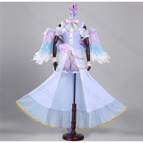 Love live White Day Sonoda Umi White Valentines Day Cosplay Costume Dress+phone props+headband A