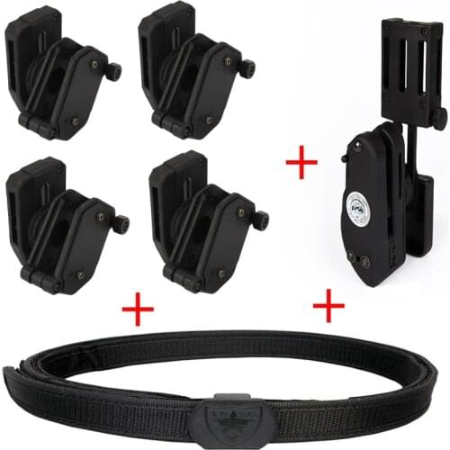 Tactical Skirmish IPSC Belt Perfect Match With Holster Speed Magazine Pouch Set Competition Shooting Belt Tactical Mag Holster