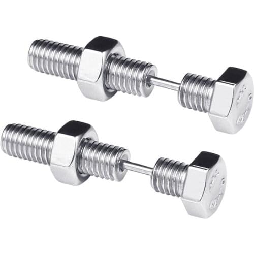 Screw Earring for Women Stainless Steel Fashion Jewelry Clip on Earrings Piercing Jewelry Halloween Gifts for Woman Accessories