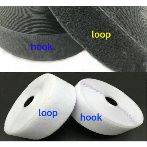 25meter of 20mm width Nylon hook loop fastener tape, Nylon Cable Ties Straps, Magic Tape for sewing and handmade accessories