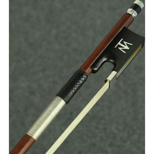 4/4 Size MASTER FINE Pernambuco Violin Bow Fast response Sweet tone Silver fittings