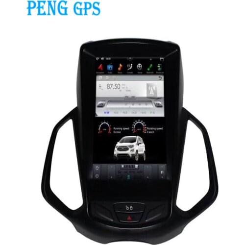 10.4" Tesla Vertical Screen Car Radio For Ford Ecosport 2013-2017 GPS Navigation Headunit Multimedia Recorder Player Android 7.1