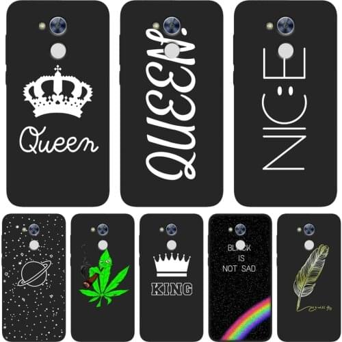 Soft TPU Case For Huawei Honor 6 5A 4X 5X 6X Black Star Silicone Back Cover For Huawei Honor 4C 5C 6A 6C Pro Phone Case