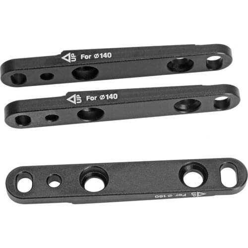 2Pcs BOLANY Aluminum Alloy Disc Converter High Strength Disc Brake Adapter High Hardness Flat Mount Disc Adapter for Bicycle