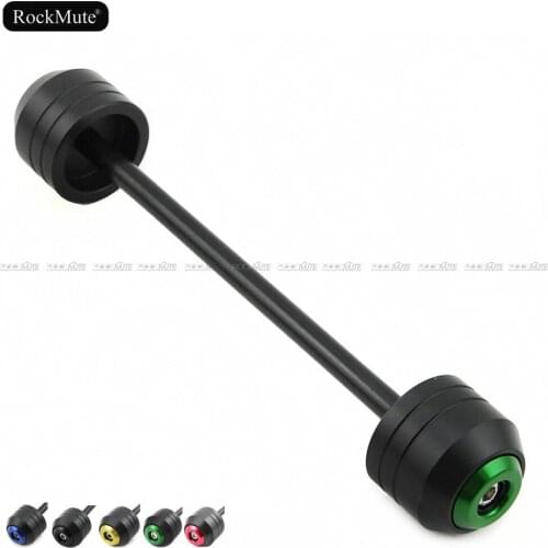 For KAWASAKI ZX-10R 2008-2015 Motorcycle POM Front Axle Fork Wheel Sliders Cap Pad Falling Protector