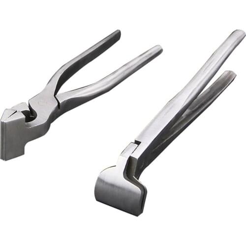 Leather Craft Fixed Pliers Edge Adjustment Clamp for Bag Purse Belt Handbag Making Tools Leather Press Flatten Wide Mouth Plier