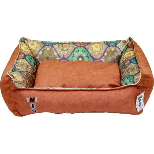 Tml Coffee Washable Padded Cat Bed Medium