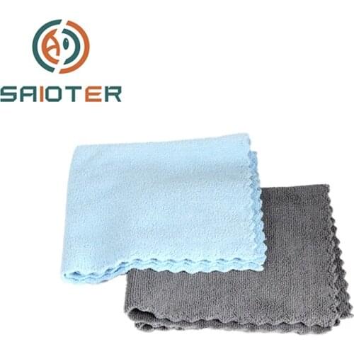 1pcs Car Cleaning Microfiber Glass Towel Wash Window Polishing Absorbent Windshield Cloth 350gsm 40x40cm