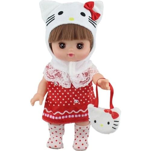 Fashion Lovely Striped Jumpsuit for 25cm Mellchan Baby Doll Clothes Accessories