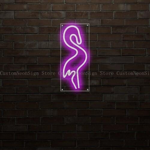 Flamingo Led Neon Sign Home Wall Party Bedroom Living Room Sign Free Shipping