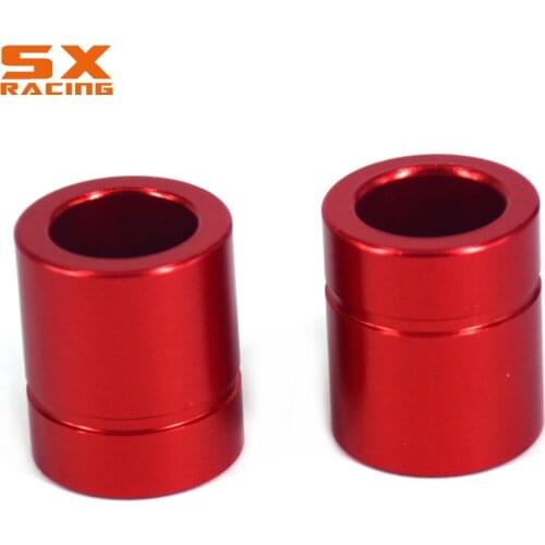 Motorbike CNC Red Aluminum Front Wheel Hub Spacer Set For HONDA CRF250L CRF250M CRF 250L 250M 2012 2013 2014 2015