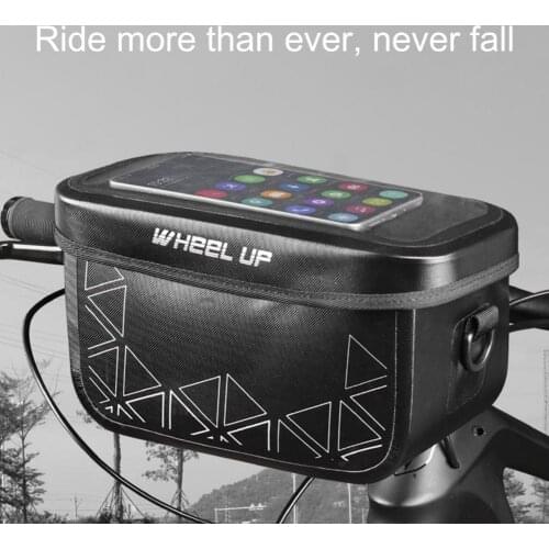 WHEEL UP Bicycle Handlebar Bag Multifunctional Waterproof and Shock Absorbing Magnetic Bicycle Bag Mountain Bike Bicycle Bag