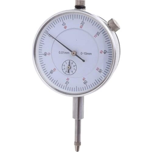 Accuracy Metal Dial Test Indicator Gage 0-10MM Outer Measuring 0.01mm Accurate Measurement Tool Clock