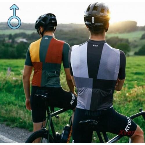 Team Atout Art Cycling Jersey Men 2022 Latest Bicycle Tops MTB RC Creek Shirt Summer Colorful Short Sleeve Bike Wear Quick Dry