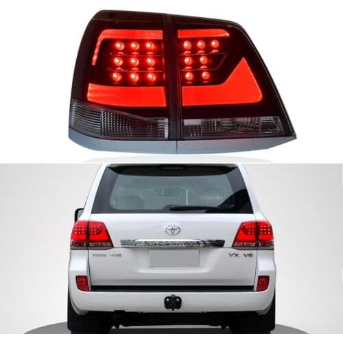 Tail Light Taillights for Toyota Land Cruiser 200 FJ200 LC200 2008 - 2015 Trailer Rear Lights Led Stop Signal Fog Reverse Lamps