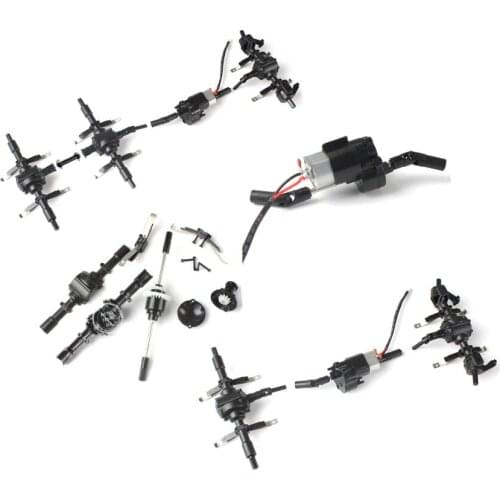JJRC Q64 Q60 RC Car spare parts Front middle rear axle assembly with differential motor