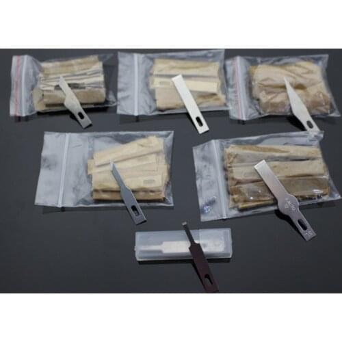 10PCS/box BSD Stainless Steel Blade For Art Engraving And Cutting Film And For Mobile Phone And Glue Removal Repair Tools
