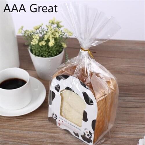 100Pcs/Lot Open Top Candy Bags Cookie Packaging Bag Wedding Party Sweets Clear OPP Plastic Bag Small Gift Pouches Cake