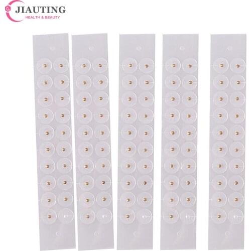 100PC/lot Clear Ear Point Stickers Ear Pressure Stick Acupuncture Magnetic Beads Auricular Ear Stickers Massage Ear stickers