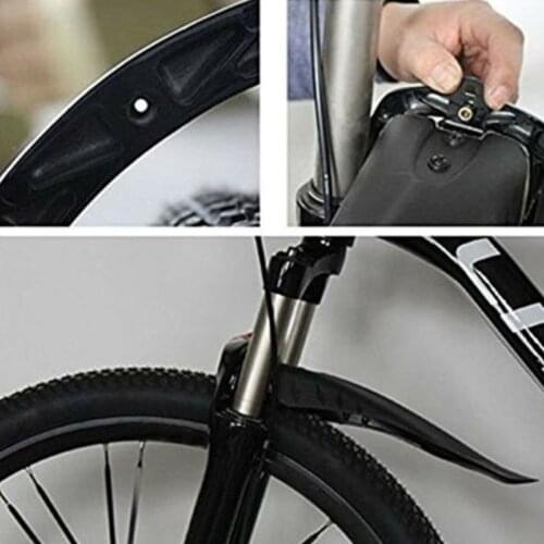 2 PCS Swallow Tail MTB Parts Bicycle Mudguard Wings Bike Fenders Front Rear B99