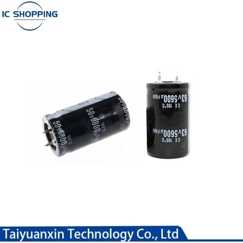 35V 50V 63V 80V 100V 160V Short Pin Aluminum Electrolytic Capacitor 1000 2200 4700 5600 6800 15000 22000 33000 47000UF