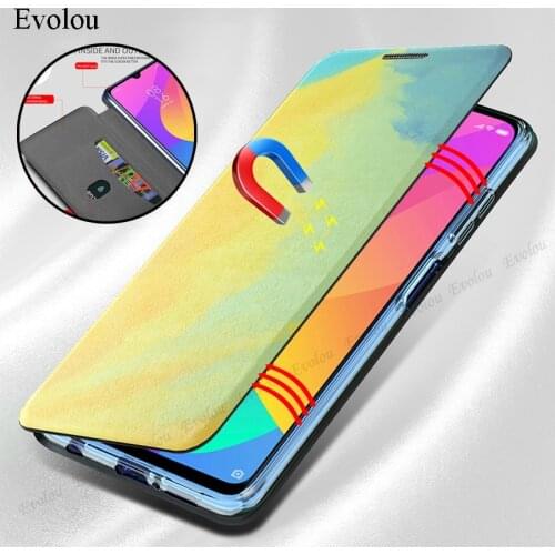 Watercolor Painting Magnetic Flip Leather Phone Case For Xiaomi Mi A3 A2 Lite CC9e CC9 Pro Redmi note 8 7 6 5 Stand Wallet Cover
