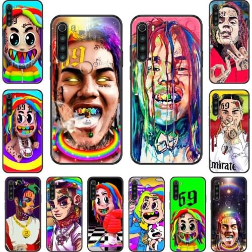 Rapper 6ix9ine SixNine 69 Phone case For Xiaomi Redmi Note S2 4 5 6 7 8 A S X Plus Pro black luxury shell fashion coque art back