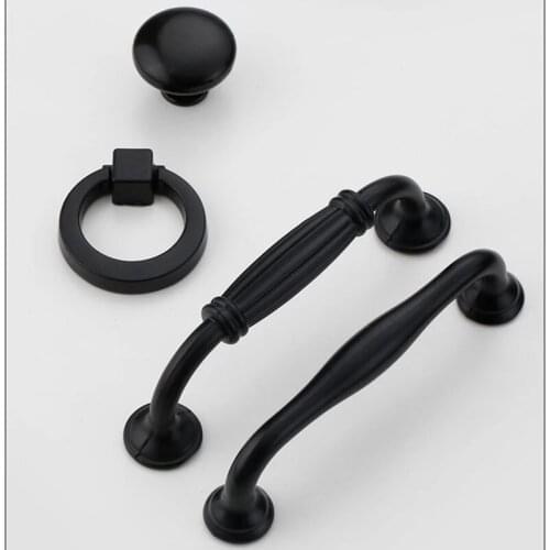 Black Handles for Furniture Handles Cabinet Knobs and Handles Kitchen Handles Drawer Knobs Cabinet Pulls Cupboard Handles Knobs