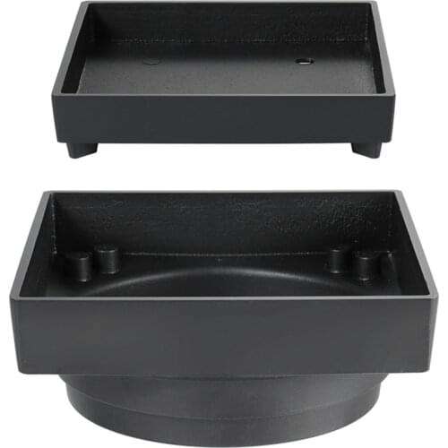 Black Copper Floor Drain Large-Flow Deodorizing And Insect Proof Bathroom Balcony Universal Floor Drain 115X115mm