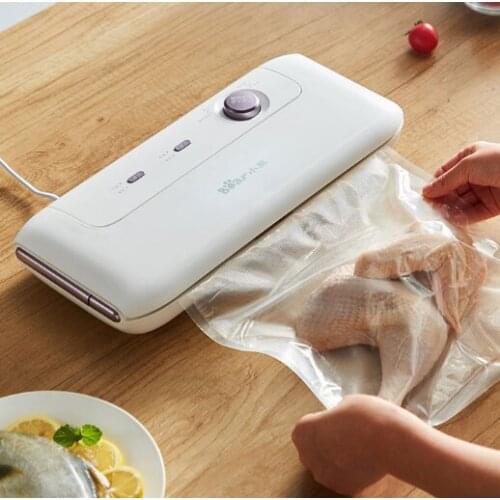Home packaging small - sized fresh - keeping commercial dry - wet vacuum food sealing machine J03