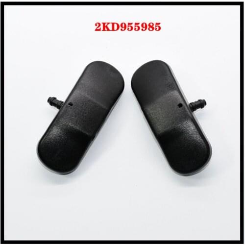 2Pcs Windshield Washer Spray Nozzle Heated For Golf Mk5 Mk6 Passat B6 B7 2KD955985 2KD 955 985
