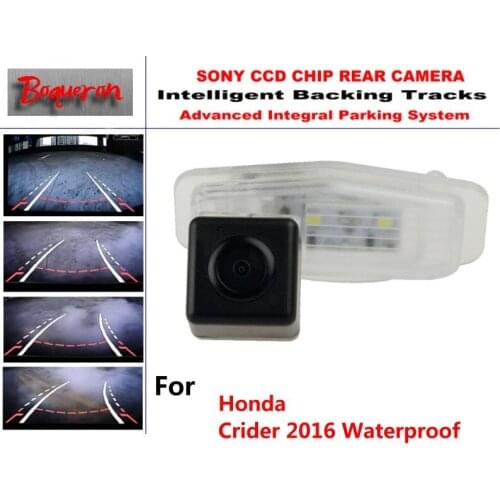 For Honda Honda CRIDER Accord Greiz City 2017 CCD Car Backup Parking Camera Intelligent Tracks Dynamic Guidance Rear View Camera