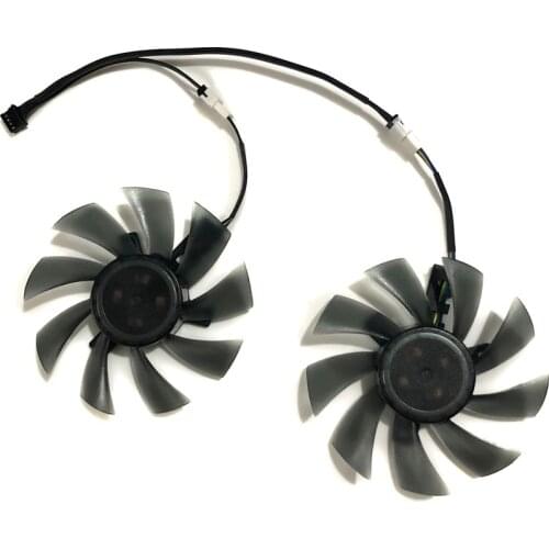 85MM Diameter RX-570-RS FD10U12S9-C GPU VGA Card Cooler Dual Fan For XFX RX570 RS Video Graphics Cards Cooling As Replacement