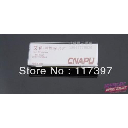 75X32mm magnetic name badge Strong hold Magnet Badge ABS Material 10pcs/lot Free Shipping