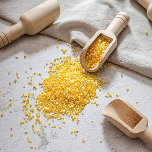 Wooden Scoops Mini Bath Salts Scoop Coffee Bean Tea Flour Sugar Spices Spoon Cooking Baking Kitchen Set of 35