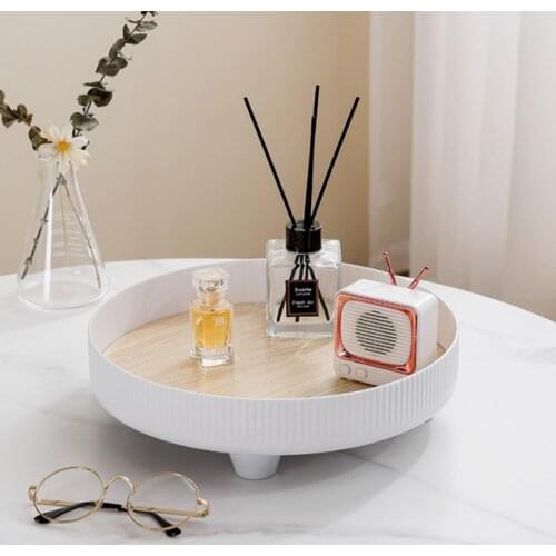 Multifunctional Storage Tray Fruit Tray Storage Cup with Perfume and Sundry Desktop Decoration Tray