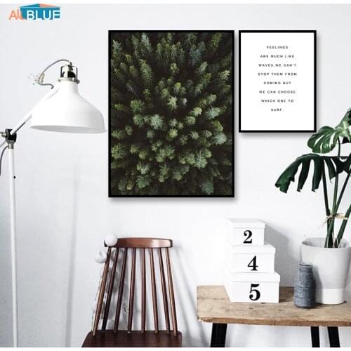 Canvas Print Forest Lanscape Wall Art Paintings For Living Room Wall Pictures Motivational Quote Decorative Pictures Home Decor