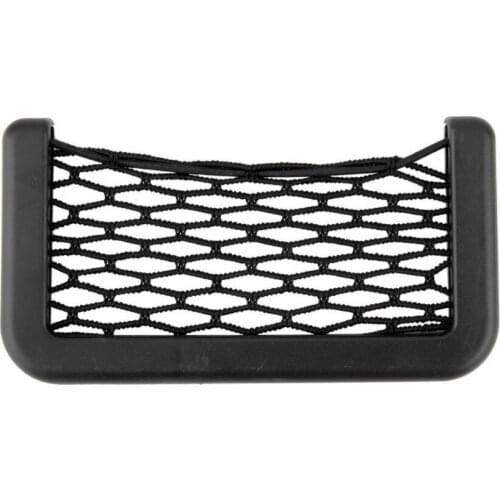 New Car Net Bag Car Organizer Nets 15X8cm Automotive Pockets With Adhesive Visor Car Bag Storage for tools Mobile phone Hot sale