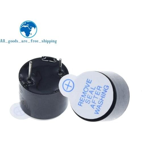 New Arrival 10pcs 5v Active Buzzer Magnetic Long Continous Beep Tone 12*9.5mm