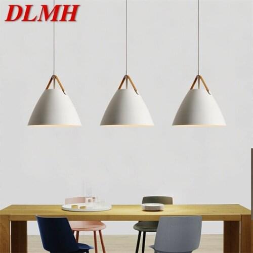 DLMH Nordic Simple Pendant Light Contemporary LED Lamps Fixtures For Home Decorative Dining Room