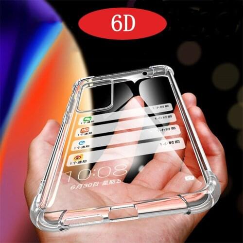 6D Anti-Knock TPU Case for VIVO IQOO 3 NEO 5 Pro NEX V19 V17 V15 V11i V9 V20 S1 Pro S7 Z6 Z5X Z5i Z3X Y5S Y19 U3 U10 Clear Cover