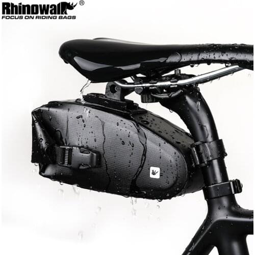 Rhinowalk Waterproof Bike Bag Rear Saddle Package High Capacity Mountain Bike Rear Package Bicycle Pack Accessories