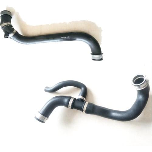 For Mercedes S211 W211 E350 Set of Upper & Lower Radiator Hoses Molded
