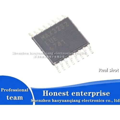 1PCS original authentic patch MAX3232EUE+T MAX3232 TSSOP-16 RS232 transceiver chip