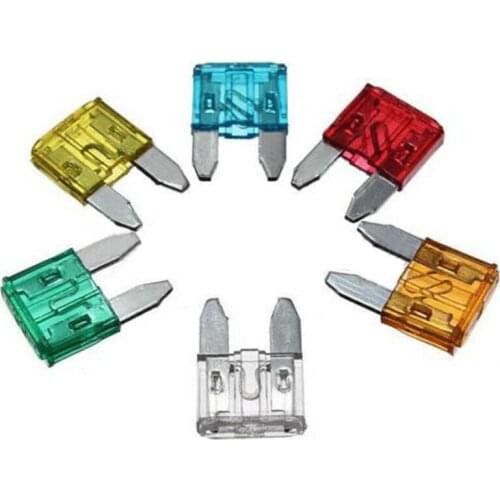 120pcs 5A-30A each 20 pieces mini blade type fuse car truck mini medium blade type classification fuse kit