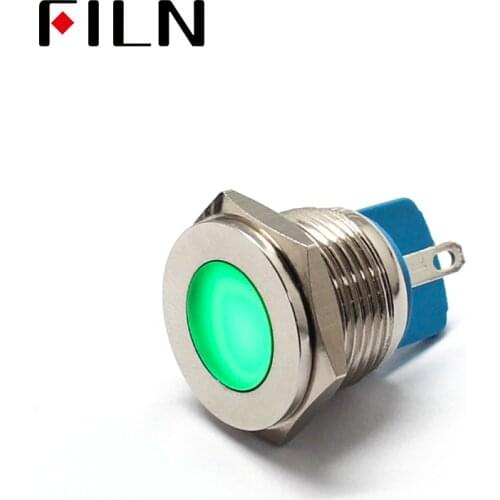 16mm indicator light LED signal lamp high quality metal 12V red yellow green white colorful