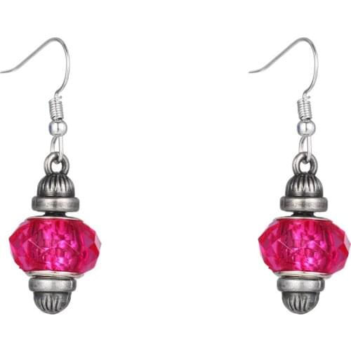 2020 New Design Fashion Brand Jewelry Drop Earrings For Women Red Bubble Handmade Murano Glass Lampwork Beads Earrings