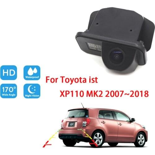 Car Reversing Rear View Camera For Toyota ist XP110 MK2 2007 ~ 2018 CCD Full HD Night Vision Reverse Camera high quality RCA