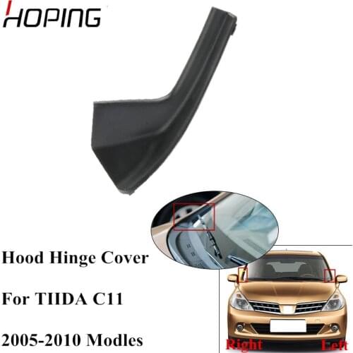 Hoping Auto Front Windshield Wiper Side Trim Cover Hinge Cover For Nissan TIIDA C112005 2006 2007 2008 2009 2010 Left Hand Drive